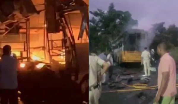 Maharashtra: नासिक में ट्रक से भीषण टक्कर के बाद आग का गोला बनी बस, 11 लोगों की मौत, कई झुलसे